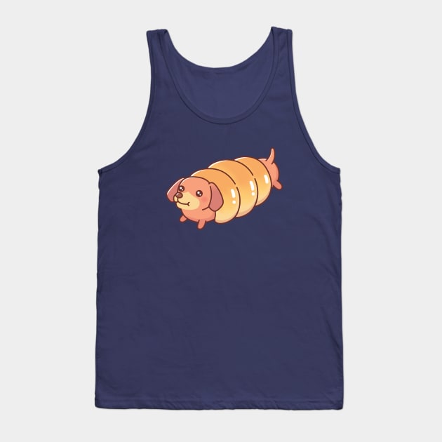 Cute Dachshund Sausage Bun Bread Funny Tank Top by rustydoodle